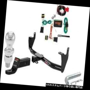 �q�b�`�����o�[ �J�[�g3�N���X�g���[���[�q�b�`�g�E�p�b�P�[�Ww / 1?7/8 "FIAT 500X�p�{�[�� Curt Class 3 Trailer Hitch Tow Package w/ 1-7/8" Ball for FIAT 500X