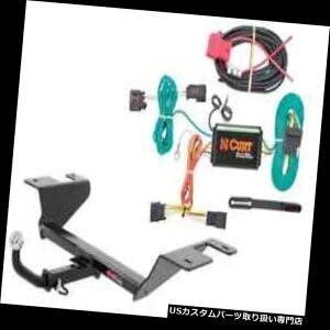 ヒッチメンバー カートクラス1トレーラーヒッチ&amp; A シボレークルーズ用1-7-8 "ユーロマウント付き配線 Curt Class 1 Trailer Hitch  Wiring w/ 1-7-8" Euromount for Chevy Cruze