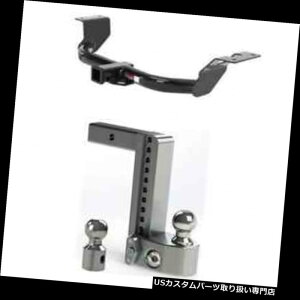 qb`o[ J[gNX3g[[qb`w / CR-VpS\10C`{[}Eg Curt Class 3 Trailer Hitch w/Weigh Safe Adjustable 10" Ball Mount for CR-V