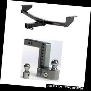qb`o[ J[g3NXg[[qb`w /SȒ\8 "[Op{[}Eg Curt Class 3 Trailer Hitch w/Weigh Safe Adjustable 8" Ball Mount for Rogue