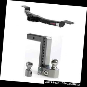qb`o[ J[gNX3g[[qb`w /Sɒ\10 "AJfBAp{[}Eg Curt Class 3 Trailer Hitch w/Weigh Safe Adjustable 10" Ball Mount for Acadia