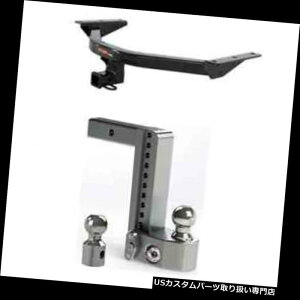 qb`o[ J[gNX3g[[qb`W / WpZ[t߉\10 "{[}EgiMDXpj Curt Class 3 Trailer Hitch w/Weigh Safe Adjustable 10" Ball Mount for MDX