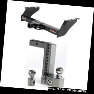 �q�b�`�����o�[ �J�[�g�N���X5 XD�g���[���[�q�b�`W /�d�ʈ��S����10�C���`�{�[���}�E���g�iF250 / F350�p�j Curt Class 5 XD Trailer Hitch w/Weigh Safe Adjust 10" Ball Mount for F250/F350