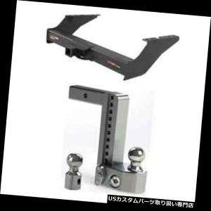 �q�b�`�����o�[ �J�[�g�N���X5 XD�g���[���[�q�b�`W /�d�ʒ���F-450 SD�p10�C���`�{�[���}�E���g Curt Class 5 XD Trailer Hitch w/Weigh Safe Adjust 10" Ball Mount for F-450 SD