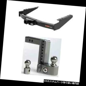 qb`o[ J[gNX4g[[qb`w /SȒ\8C`GNXJ[Vp{[}Eg Curt Class 4 Trailer Hitch w/Weigh Safe Adjustable 8" Ball Mount for Excursion
