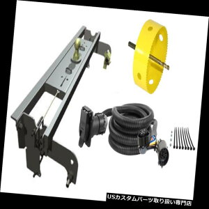 �q�b�`�����o�[ B��amp; W 2-5 / 16 �O�[�X�l�b�N�q�b�`w /�z�[���\�[���J���g�z���L�b�gfor Silverado / Sier ra BW 2-5/16 Gooseneck Hitch w/ Hole Saw  Curt Wiring Kit for Silverado/Sierra �y���s�A���i�z