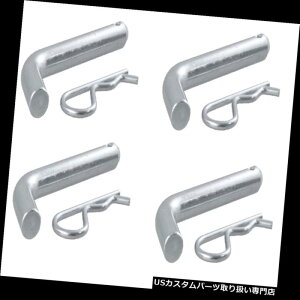 �q�b�`�����o�[ �J�[�g21500 4 5/8 �����q�b�`�s����2���V�[�o�p�N���b�v�Z�b�g Curt 21500 Set of 4 5/8 Zinc Hitch Pin  Clip for 2 Receiver �y���s�A���i�z