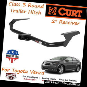 qb`o[ 13356 Curt Class 3Ehg[[qb`2 "g^VenzapV[o[`[u 13356 Curt Class 3 Round Trailer Hitch with 2" Receiver Tube for Toyota Venza