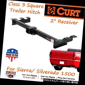 �q�b�`�����o�[ Silverado / Sier ra 1500�p2�C���`���V�[�o�[�`���[�u�t��13932 Curt Class 3�g���[���[�q�b�` 13932 Curt Class 3 Trailer Hitch with 2" Receiver Tube for Silverado/Sierra 1500