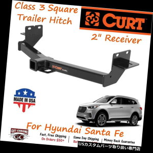 qb`o[ q_CT^tF̂߂13153J[gNX3 2 "XNGAg[[qb`V[o[ 13153 Curt Class 3 2" Square Trailer Hitch Receiver for Hyundai Santa Fe