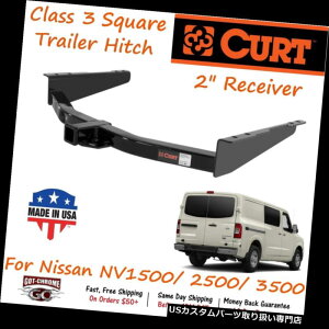 �q�b�`�����o�[ NV1500 / NV2500 / NV3500�p2 "���V�[�o�[�`���[�u�t��13109�J�[�g�N���X3�g���[���[�q�b�` 13109 Curt Class 3 Trailer Hitch with 2" Receiver Tube for NV1500/NV2500/NV3500