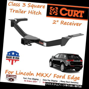 qb`o[ GbW/ MKXp2 "V[o[`[ut13067J[gNX3XNGAg[[qb` 13067 Curt Class 3 Square Trailer Hitch with 2" Receiver Tube for Edge/ MKX