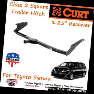 qb`o[ VGip1.25 "V[o[`[ut12065J[gNX2XNGAg[[qb` 12065 Curt Class 2 Square Trailer Hitch with 1.25" Receiver Tube for Sienna