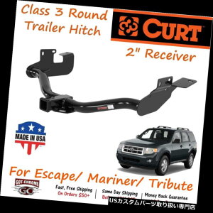 qb`o[ GXP[v/gr[gp2 "V[o[`[ut13650 Curt Class 3Ehg[[qb` 13650 Curt Class 3 Round Trailer Hitch with 2" Receiver Tube for Escape/Tribute