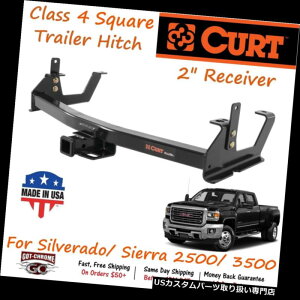 �q�b�`�����o�[ 2 ���V�[�o�[�t��14009 Curt Class 4�g���[���[�q�b�`��Silverado / Sierra�Ƀt�B�b�g 14009 Curt Class 4 Trailer Hitch with 2 Receiver fits Silverado / Sierra �y���s�A���i�z