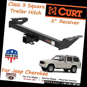 qb`o[ W[v`FL[p2 "V[o[`[ut13084J[gNX3XNGAg[[qb` 13084 Curt Class 3 Square Trailer Hitch with 2" Receiver Tube for Jeep Cherokee