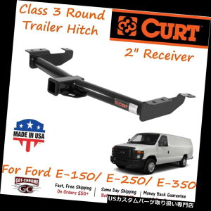 qb`o[ 2 "V[o[t13055J[gNX3XNGAg[[qb`̓tH[hEV[YoɓK 13055 Curt Class 3 Square Trailer Hitch with 2" Receiver fits Ford E-Series Van