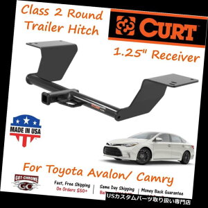 �q�b�`�����o�[ 12107 Curt Class 2���E���h�g���[���[�q�b�`�i1.25�C���`�j - ���V�[�o�[�`���[�u - Camry / Avalon 12107 Curt Class 2 Round Trailer Hitch with 1.25 Receiver Tube- Camry/ Avalon �y���s�A���i�z