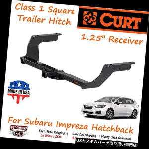 qb`o[ CvbTp1.25 "V[o[`[ut11465J[gNX1XNGAg[[qb` 11465 Curt Class 1 Square Trailer Hitch with 1.25" Receiver Tube for Impreza