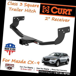 qb`o[ 13575 Curt Class 3XNGAg[[qb`A2C`V[o[`[ui}c_CX-9pj 13575 Curt Class 3 Square Trailer Hitch with 2" Receiver Tube for Mazda CX-9