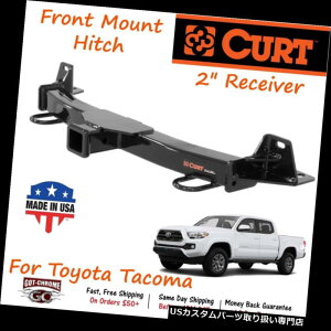 qb`o[ g^^R}p2C`V[o[3,500LB GTWt31075J[gtg}Egqb` 31075 Curt Front Mount Hitch with 2" Receiver and 3,500LB GTW for Toyota Tacoma