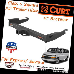 �q�b�`�����o�[ 15320 Curt Class 5 Xtra Duty�g���C���[�q�b�`2 ���V�[�o�[��Express / Savana�Ƀt�B�b�g 15320 Curt Class 5 Xtra Duty Trailer Hitch 2 Receiver fits Express / Savana �y���s�A���i�z