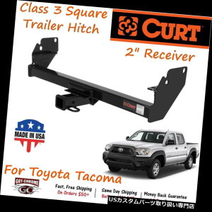 qb`o[ 13323 Curt Class 3XNGAg[[qb`2 "g^^R}pV[o[`[u 13323 Curt Class 3 Square Trailer Hitch with 2" Receiver Tube for Toyota Tacoma