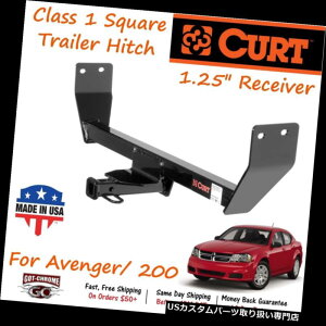 �q�b�`�����o�[ 11133 Curt Class 1�X�N�G�A�g���[���[�q�b�`�i1.25 200 /�A�x���W���[�p�j 11133 Curt Class 1 Square Trailer Hitch with 1.25 Receiver Tube for 200/Avenger �y���s�A���i�z