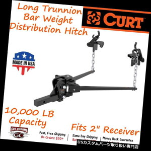 �q�b�`�����o�[ 17302 Curt�����O�g���j�I���o�[�d�ʔz���q�b�`�i10000 LB GTW�j 17302 Curt Long Trunnion Bar Weight Distribution Hitch with 10000 LB GTW �y���s�A���i�z