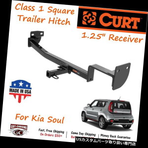 qb`o[ Kia Soulp1.25 "V[o[`[ut11419J[gNX1XNGAg[[qb` 11419 Curt Class 1 Square Trailer Hitch with 1.25" Receiver Tube for Kia Soul