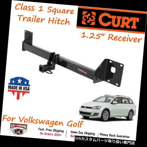 qb`o[ 11422J[gNX1XNGAg[[qb`i1.25C`VWStpj 11422 Curt Class 1 Square Trailer Hitch with 1.25" Receiver Tube for VW Golf