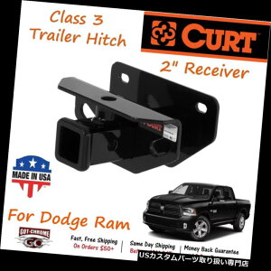 �q�b�`�����o�[ Ram 1500/2500/3500�p2 "���V�[�o�[�`���[�u�t��13333�J�[�g�N���X3�g���[���[�q�b�` 13333 Curt Class 3 Trailer Hitch with 2" Receiver Tube for Ram 1500/ 2500/ 3500