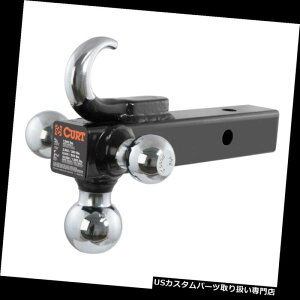 �q�b�`�����o�[ 45675 Curt Multi-Ball Hitch Mount with 2 Solid Shank 3 BallS +�g�E�t�b�N 45675 Curt Multi-Ball Hitch Mount with 2 Solid Shank 3 BallS + Tow Hook �y���s�A���i�z