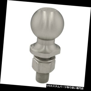 �q�b�`�����o�[ 40084�J�[�g2-5 / 16 �X�e�����X���g���[���[�q�b�`�{�[��1 x 2-1 / 8 �V�����N - 7,500 LBS 40084 Curt 2-5/16 Stainless Trailer Hitch Ball 1 x 2-1/8 Shank - 7,500 LBS �y���s�A���i�z