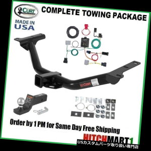 �q�b�`�����o�[ FITS 2011-2018 DODGE JOURNEY�iLED�N���X3�jCURT TRAILER HITCH�p�b�P�[�W13201 FITS 2011-2018 DODGE JOURNEY w/ LED CLASS 3 CURT TRAILER HITCH PACKAGE 13201 �y���s�A���i�z