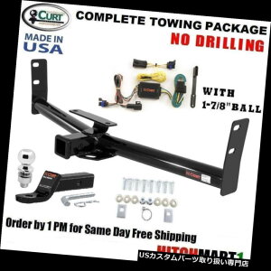 �q�b�`�����o�[ FITS 2002-2007 SATURN VUE�A�N���X3 CURT TRAILER HITCH�p�b�P�[�W�A1/7/8 �{�[���t�� FITS 2002-2007 SATURN VUE, CLASS 3 CURT TRAILER HITCH PACKAGE w/ 1 7/8 BALL �y���s�A���i�z