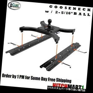 �q�b�`�����o�[ 25K CURT 5TH�z�C�[�����[���X�p�C�_�[�O�[�X�l�b�N�g���[���[�q�b�`w /���j�o�[�T�����[���L�b�g 25K CURT 5TH WHEEL RAIL SPYDER GOOSENECK TRAILER HITCH w/ UNIVERSAL RAIL KIT �y���s�A���i�z