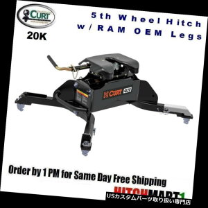 �q�b�`�����o�[ 20K CURT 5TH�z�C�[���g���[���[�q�b�`��amp; A OEM�p�݊����̂���RAM�pLEG W / PREP PKG��16045 20K CURT 5TH WHEEL TRAILER HITCH  OEM COMPATIBLE LEG FOR RAM w/ PREP PKG #16045 �y���s�A���i�z
