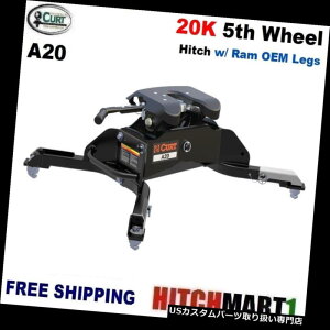 �q�b�`�����o�[ 20K CURT 5TH�z�C�[���g���[���[�q�b�`��amp; A OEM�p�݊����̂���RAM�p���b�O�APREP PKG��16044 20K CURT 5TH WHEEL TRAILER HITCH  OEM COMPATIBLE LEG FOR RAM w/ PREP PKG #16044 �y���s�A���i�z