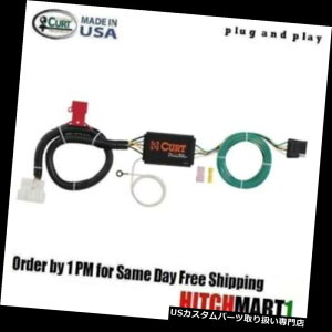 �q�b�`�����o�[ FITS 2016 HONDA PILOT CURT TRAILER�q�b�`�g�E�z��4�t���b�g�R�l�N�^56291 FITS 2016 HONDA PILOT CURT TRAILER HITCH TOW WIRING 4 FLAT CONNECTOR 56291 �y���s�A���i�z