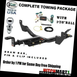 �q�b�`�����o�[ 2013-2016 CADILLAC XTS�N���X2�A1 7/8 �{�[���̂��߂̃J�[�g�g���[���[�q�b�`�p�b�P�[�W CURT TRAILER HITCH PACKAGE FOR 2013-2016 CADILLAC XTS CLASS 2, 1 7/8 BALL �y���s�A���i�z