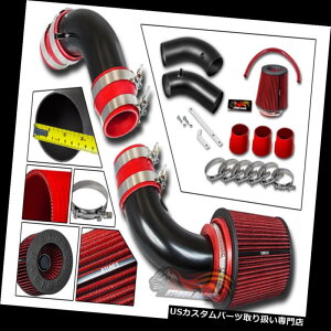 GACe[N Ci[_Ng 99-03 Protege / MP5 5p}bgX|[cGACe[NLbg+bhhCtB^[1.8L 2.0L MATTE SPORT AIR INTAKE KIT + RED DRY Filter For 99-03 Protege / MP5 5 1.8L 2.0L