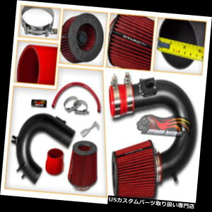 GACe[N Ci[_Ng 00-05g^ZJGTS 1.8Lp}bgX|[cGACe[NLbg+ REDtB^[ MATTE SPORT AIR INTAKE KIT + RED Filter For 00-05 Toyota Celica GTS 1.8L