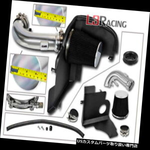 GACe[N Ci[_Ng 4 "q[gV[hGACe[NLbg+ 11-14tH[h}X^O5.0L V8pubNtB^[ 4" Heat Shield Air Intake Kit + BLACK Filter For 11-14 Ford Mustang 5.0L V8
