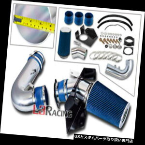 GACe[N Ci[_Ng u[CLbg+MV[h97-03 F1504.6L 5.4L V8 BLUE Cold Air Intake Kit + Heat Shield 97-03 F150 Expedition 4.6L 5.4L V8