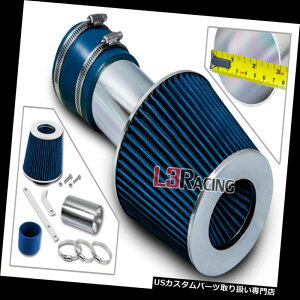 USGACe[N Ci[_Ng 00-05eJCp3.1L 3.4L V6pV[gGACe[NLbg+u[tB^[ Short Ram Air Intake Kit + BLUE Filter For 00-05 Monte Carlo Impala 3.1L 3.4L V6