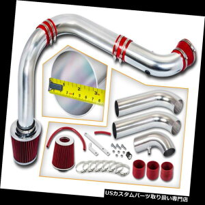 USGACe[N Ci[_Ng Ԃ̗₽C̎荞݃Lbg+o03-08RAM 1500̂߂̐ԂtB^[5.7L V8 HEMI RED COLD AIR INTAKE KIT + RED FILTER FOR DODGE 03-08 RAM 1500 5.7L V8 HEMI