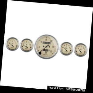 US^R[^[ I[g[^[1808AeB[Nx[W5s[XQ[WLbg Auto Meter 1808 Antique Beige 5 Piece Gauge Kit