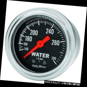 US^R[^[ [g2431̏]̃N@B̃Q[W Auto Meter 2431 Traditional Chrome Mechanical Water Temperature Gauge