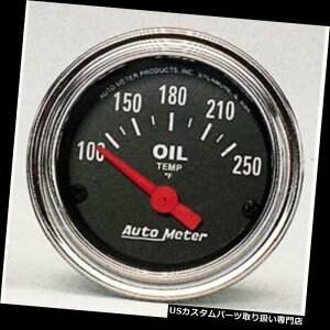 US^R[^[ I[g[^[2542`IȃNcv Auto Meter 2542 Traditional Chrome Air-Core Oil Temperature Gauge